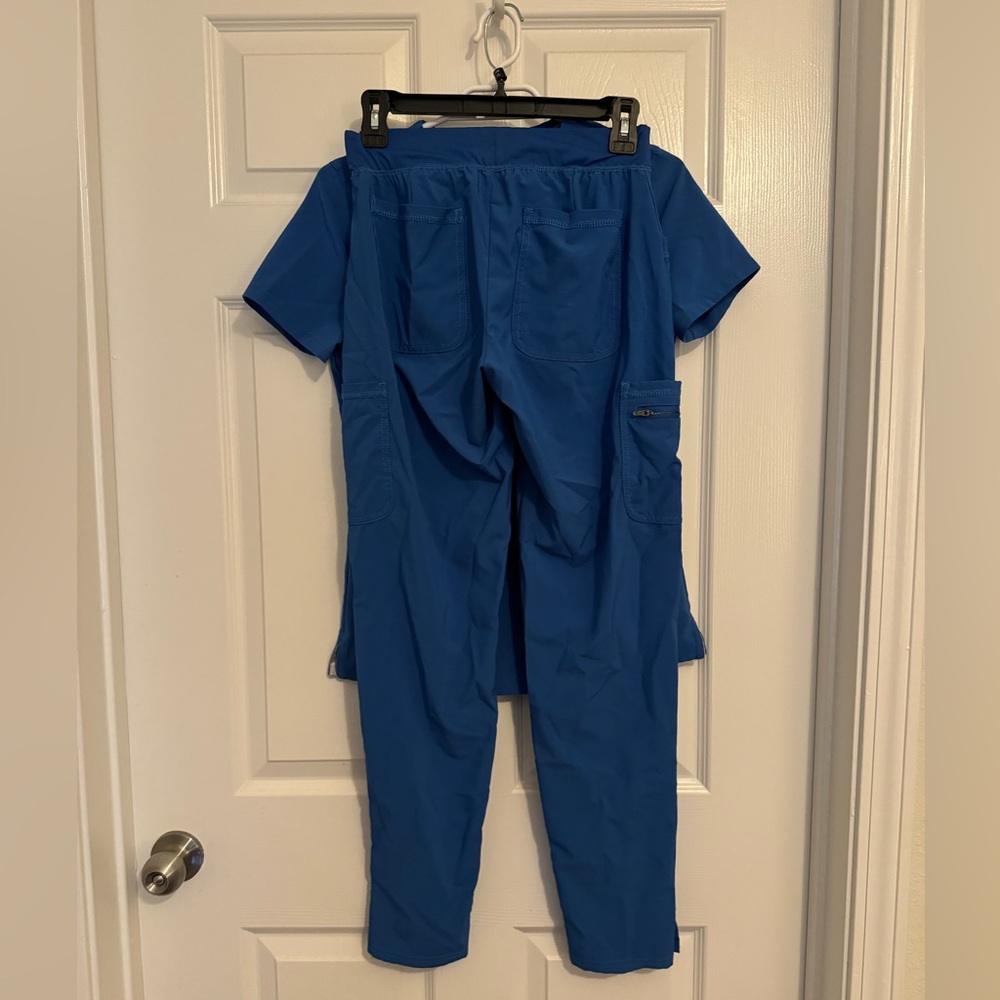 Royal Blue Scrub set
